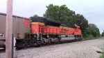 BNSF coal train DPU